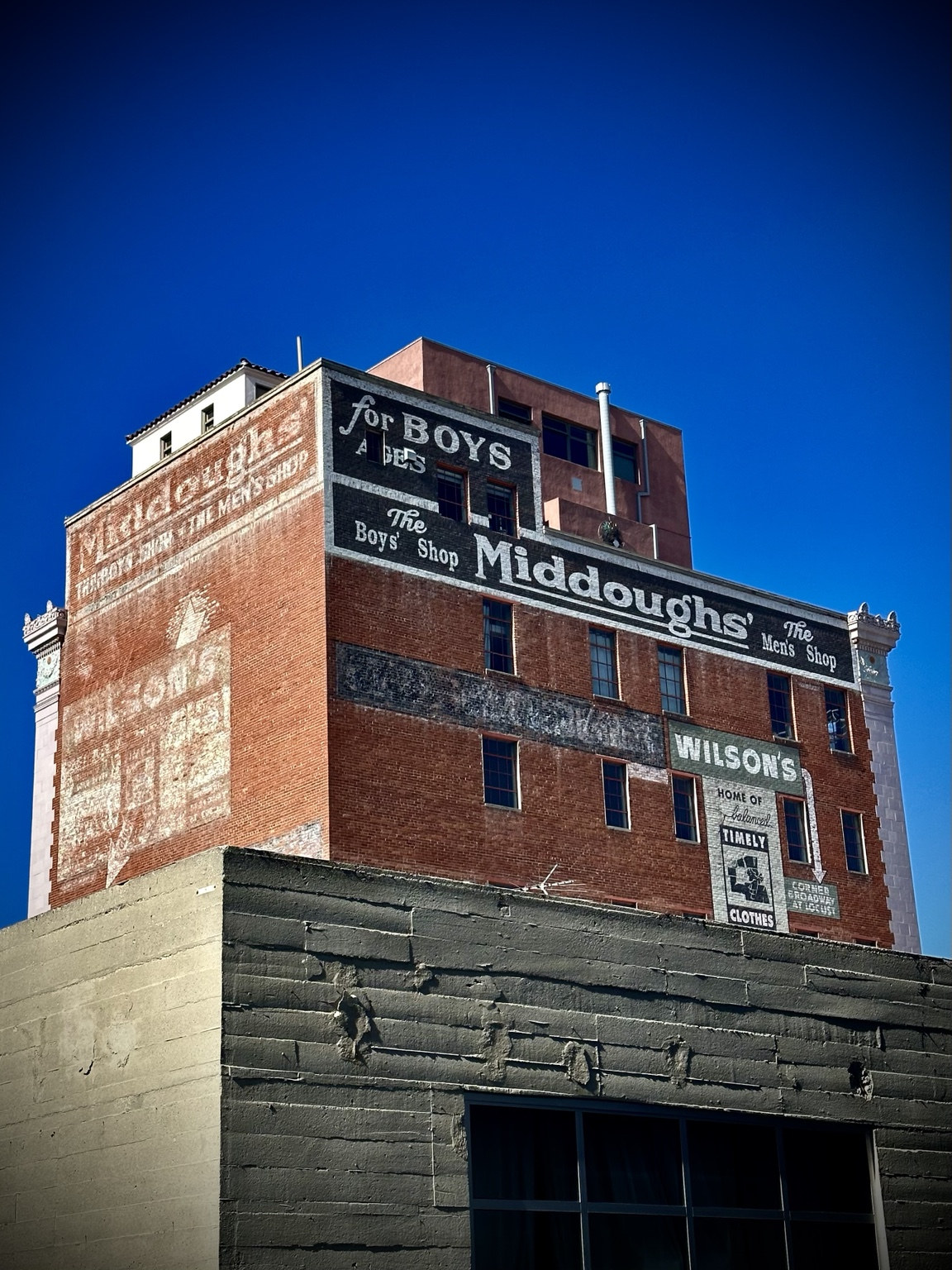 Historic brick commercial building