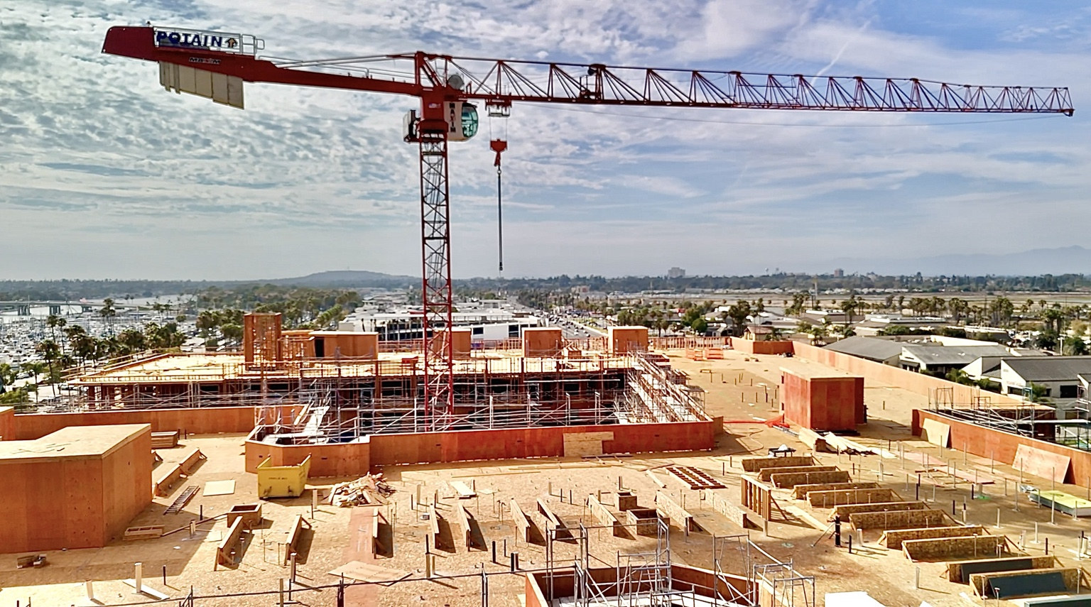 Congressional Place upper-level framing progress